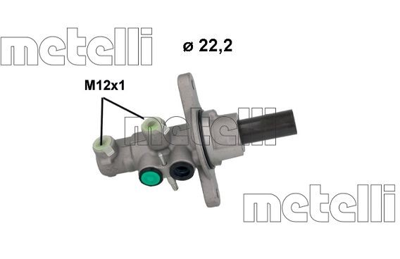 METELLI Peapiduri silinder Artikli number: 05-1201 soodsalt