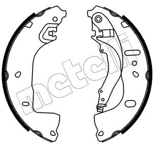 METELLI Brake Shoe Set Article number: 53-0764 cheaply