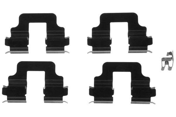 TRW PFK442 Accessory Kit, disc brake pads CORSA 1.7 CDTI 16V (F08, F68) 100 PS Diesel 2006