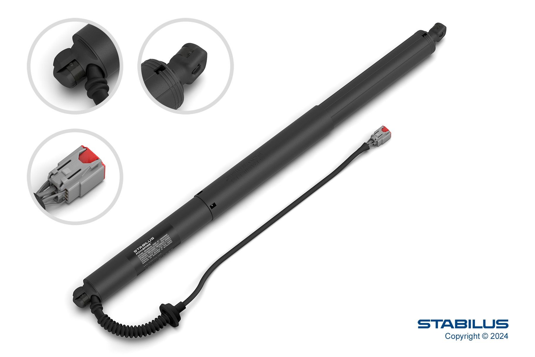 STABILUS 909932 Electrical motor, tailgate KUGA 2.5 Duratec Plug-in-Hybrid 224 PS Petrol/Electro