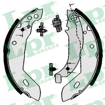 LPR Brake Shoe Set Article number: 04670 cheaply