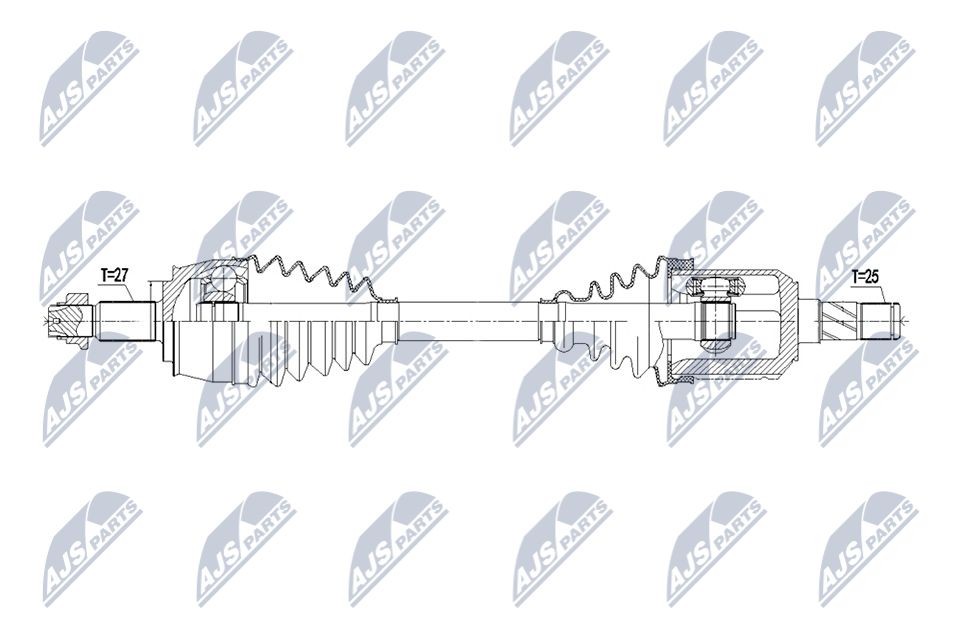 NTY Drive shaft Article number: NPW-FT-085 cheaply