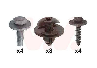 VAN WEZEL Mounting Kit, mud guard Article number: 1809796 cheaply