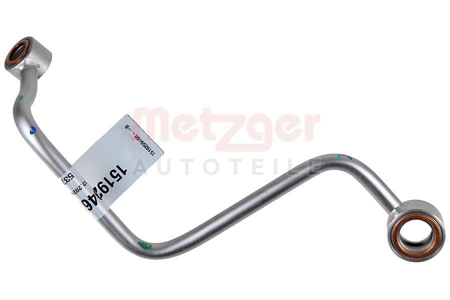 METZGER Olierør, turbolader Varenummer: 2361231 billige