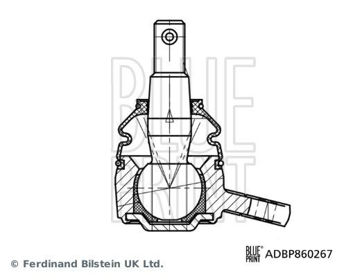 BLUE PRINT Ball Joint Article number: ADBP860267 cheaply