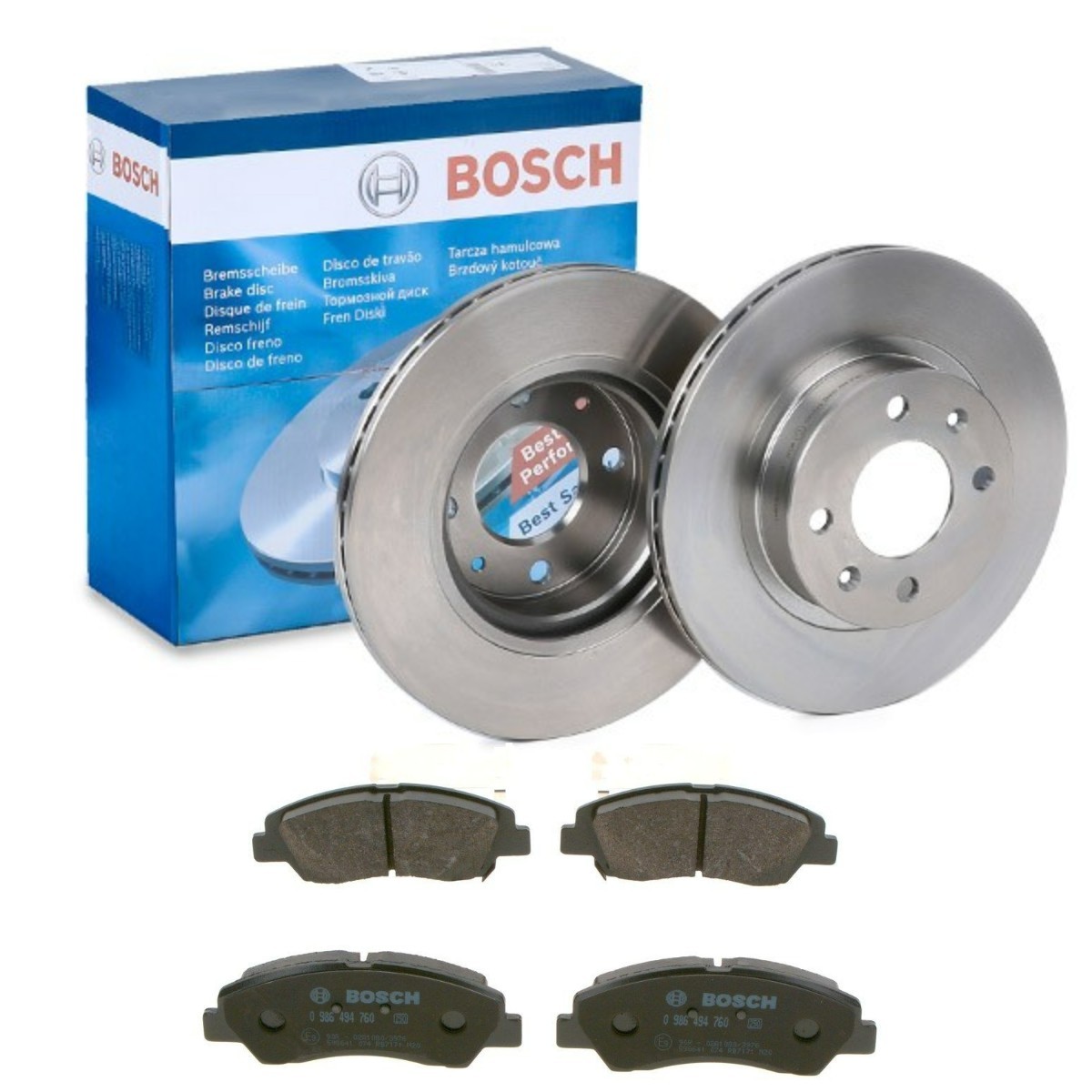 BOSCH Brake discs and pads set Article number: BSH3405N0206 cheaply