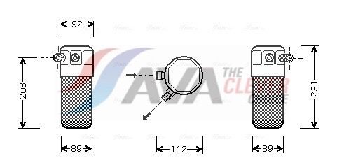AVA COOLING SYSTEMS Dryer, air conditioning Article number: FTD105 cheaply