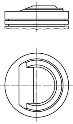 MAHLE ORIGINAL Piston Article number: 021 23 00 cheaply