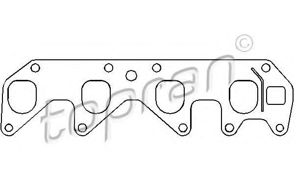 TOPRAN Inlet manifold gasket Article number: 201 693 cheaply