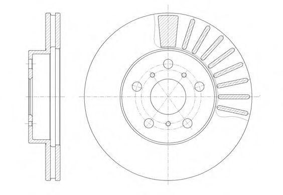 SAKURA Brake disc Article number: S6043780 cheaply
