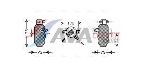 AVA COOLING SYSTEMS Dryer, air conditioning Article number: MSD374 cheaply
