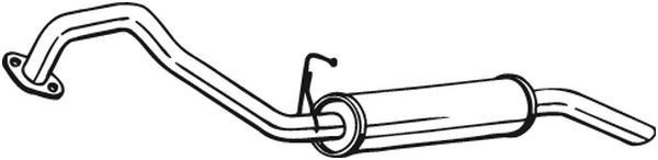 BOSAL Rear silencer Article number: 278-295 cheaply