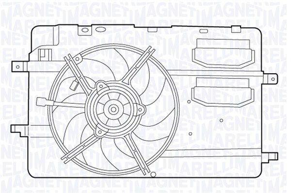 MAGNETI MARELLI Fan, radiator Article number: 069422539010 cheaply