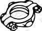 WALKER Clamp, exhaust system Article number: 86001 cheaply