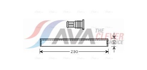 AVA COOLING SYSTEMS Dryer, air conditioning Article number: DUD061 cheaply