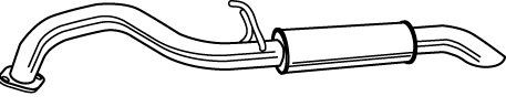 VEGAZ Rear silencer Article number: KS-134 cheaply