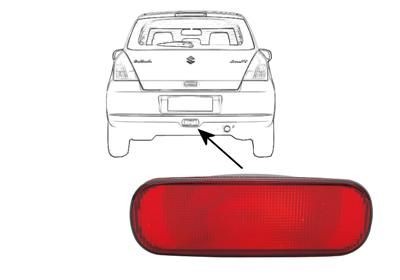 VAN WEZEL Rear Fog Light Article number: 5222929 cheaply