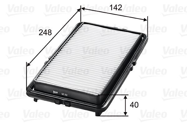 VALEO Zracni filter številka artikla: 585261 poceni