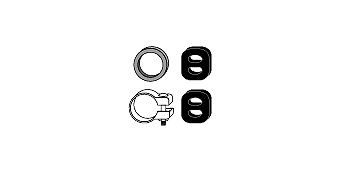 HJS Mounting Kit, catalytic converter Article number: 82 14 1822 cheaply