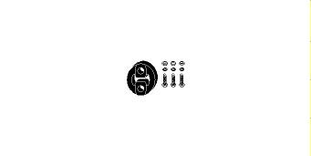 HJS Mounting Kit, catalytic converter Article number: 82 15 6682 cheaply