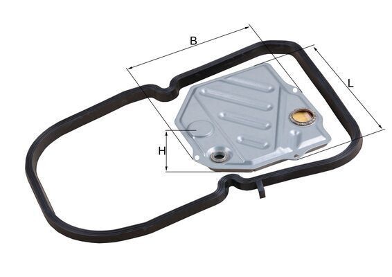 KNECHT Automatic transmission filter Article number: HX 46D2 cheaply