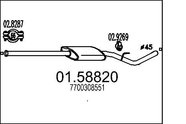 MTS Kesksummuti Artikli number: 01.58820 soodsalt