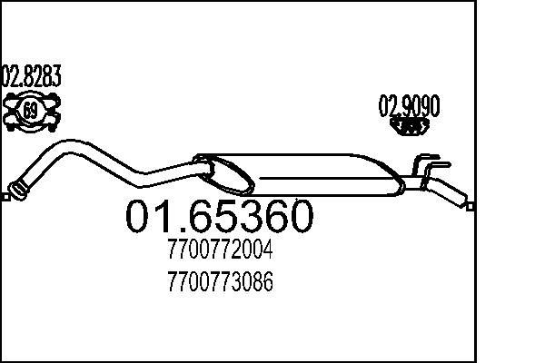 MTS Lõppsummuti Artikli number: 01.65360 soodsalt