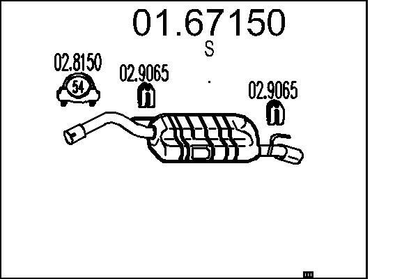 MTS Lõppsummuti Artikli number: 01.67150 soodsalt
