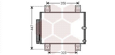 VAN WEZEL Air conditioning condenser Article number: 11005064 cheaply