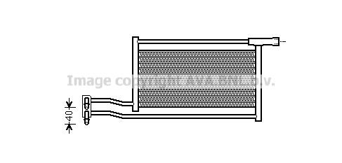 PRASCO Automatic transmission oil cooler Article number: BW3379 cheaply