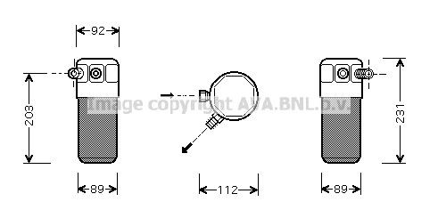 PRASCO Dryer, air conditioning Article number: FTD105 cheaply