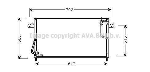 PRASCO Air conditioning condenser Article number: MT5146 cheaply