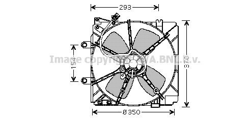 PRASCO Fan, radiator Article number: MZ7511 cheaply