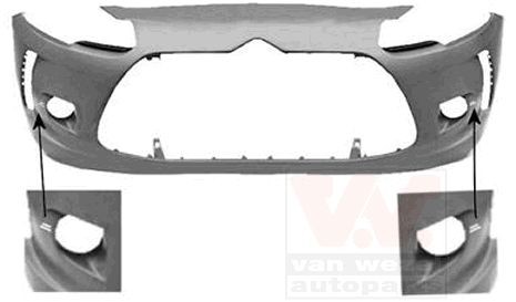 VAN WEZEL Bumper Article number: 0952575 cheaply