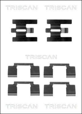 TRISCAN 8105 271603 Monteringssæt til bremseklodser S90 2.9 204 HK Benzin 1998