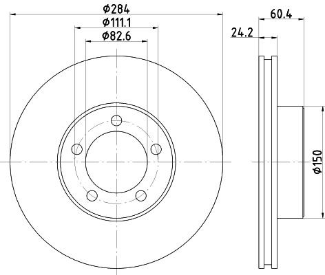 MINTEX Brake disc Article number: MDC449 cheaply