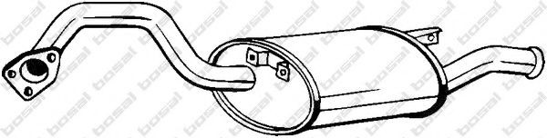 BOSAL Rear silencer Article number: 177-207 cheaply