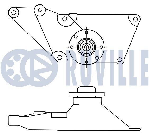 RUVILLE Pulley Set, timing belt Article number: 5572751 cheaply