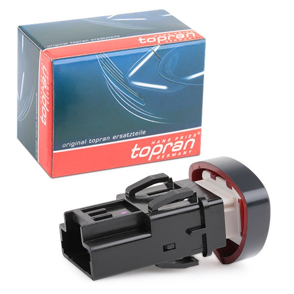 TOPRAN 701 004 Hazard Light Switch CLIO 1.6 Authentique Hi-Flex (BB26, BB3E, CB26) 115 PS Petrol/Ethanol 2016