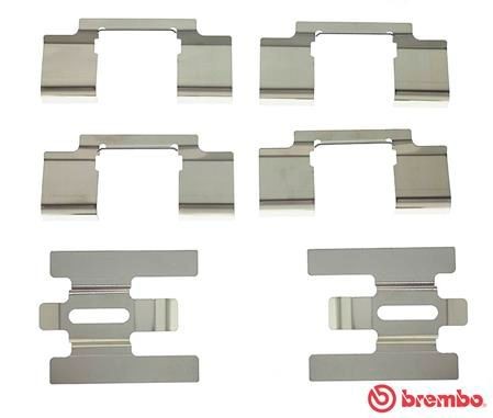 BREMBO A 02 317 Monteringssæt til bremseklodser S90 2.9 204 HK Benzin 1998