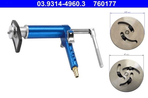 ATE Turn / Reset Tool Set, brake caliper piston Article number: 03.9314-4960.3 cheaply