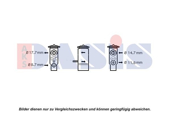 AKS DASIS AC expansion valve Article number: 840292N cheaply