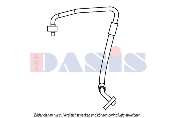 AKS DASIS High Pressure Line, air conditioning Article number: 885859N cheaply