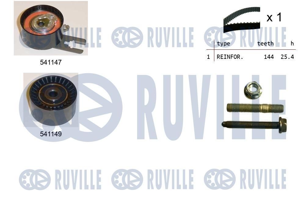 RUVILLE Deflection / Guide Pulley, v-ribbed belt Article number: 56121 cheaply