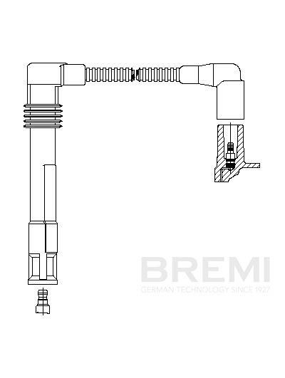 BREMI Ignition lead Article number: 196/42 cheaply