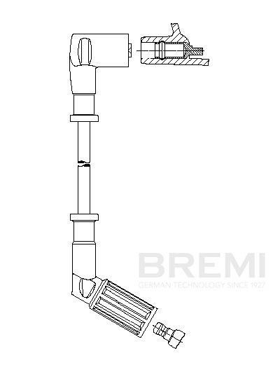 BREMI Ignition lead Article number: 652/27 cheaply