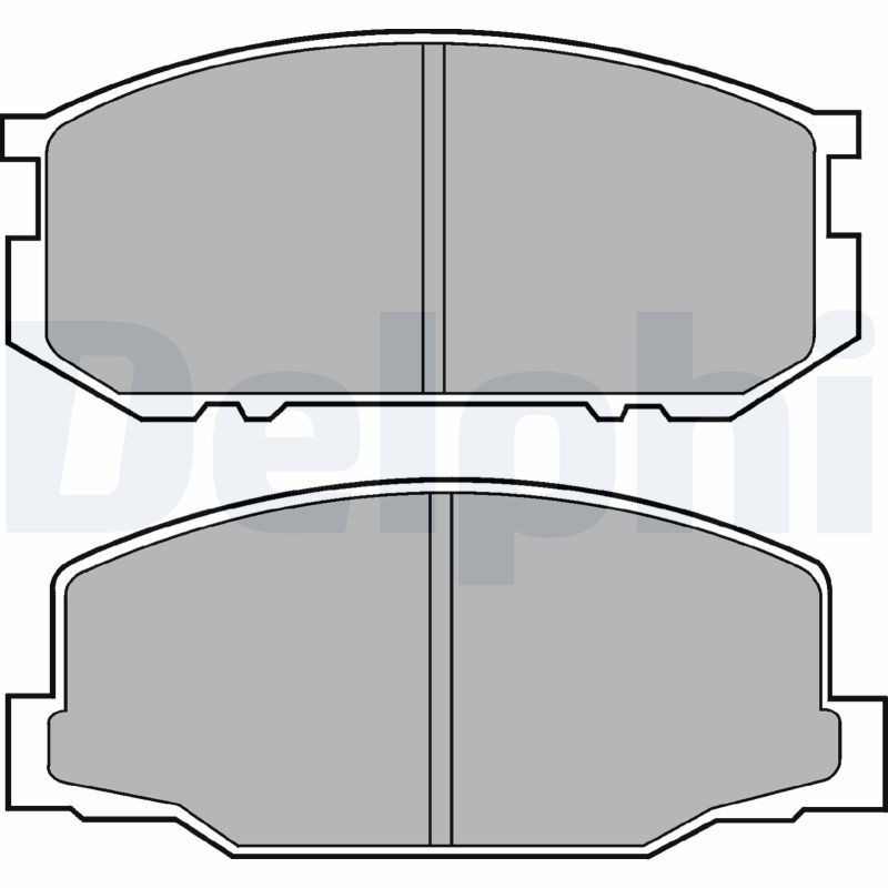 DELPHI Brake pad set Article number: LP456 cheaply
