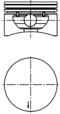 KOLBENSCHMIDT Piston Article number: 40380600 cheaply