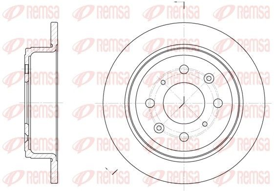 REMSA Brake disc Article number: 6083.00 cheaply