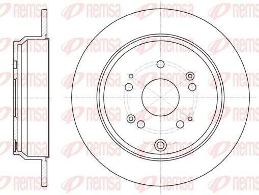 REMSA Brake disc Article number: 61174.00 cheaply
